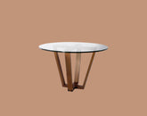 Trapeze Round Dining Table
